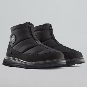 Canada Goose Cypress Puffer Boot Mini bootie 6 37 black with black disk $525